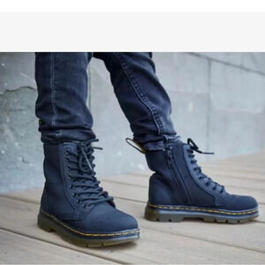 DR MARTENS JUNIOR COMBS EXTRA TOUGH POLY CASUAL BOOTS back to school